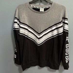 Grey and black sweatshirt